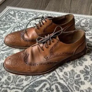 Joseph Abboud lace wingtip oxfords and belt - worn once for wedding Joseph Abboud | Shoes | Joseph Abboud Lace Wingtip Oxfords  main image 4